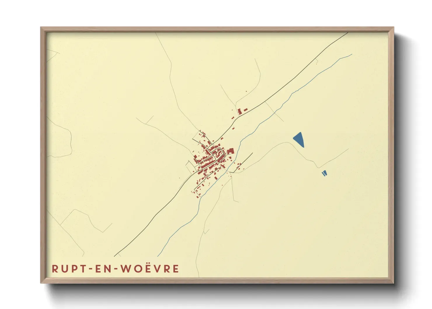Un poster carteRupt-en-Woëvre