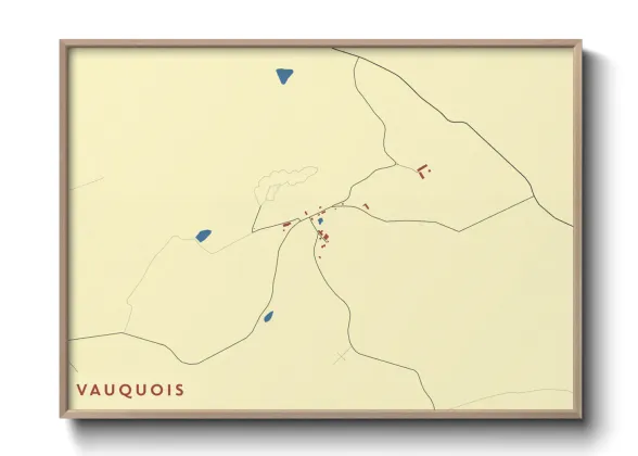 Une affiche de carte sur Vauquois