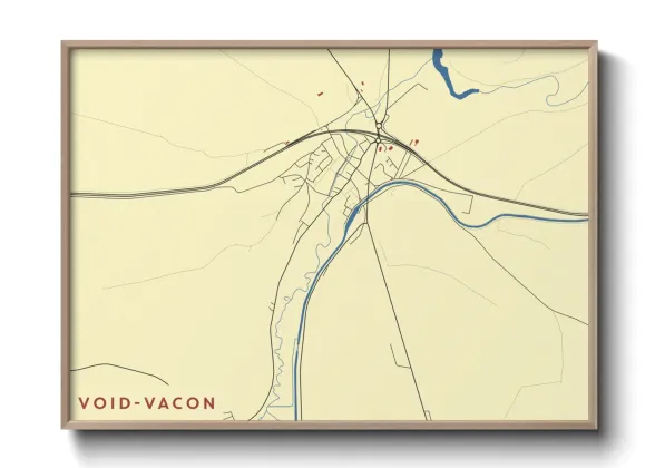 Une affiche de carte sur Void-Vacon