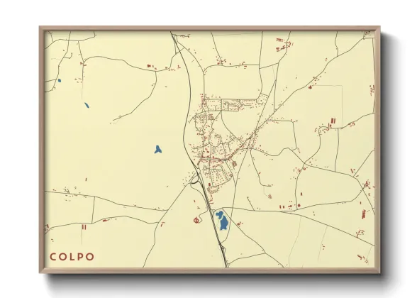 Une affiche de carte sur Colpo