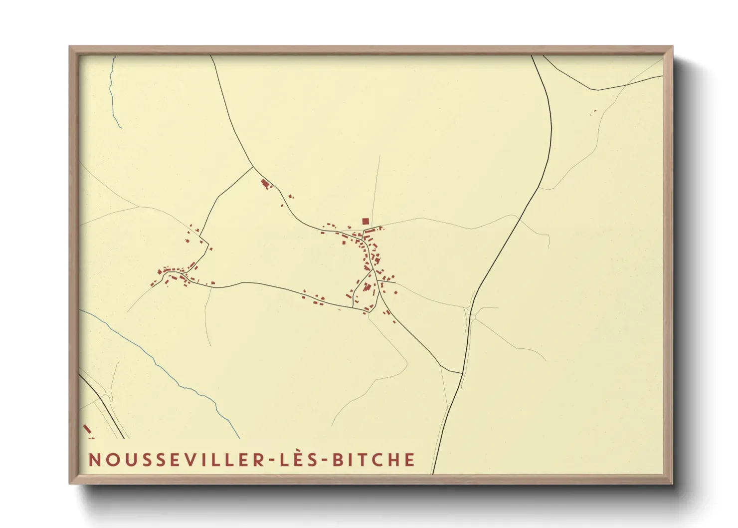 Un poster carteNousseviller-lès-Bitche