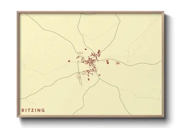 Une affiche de carte sur Ritzing