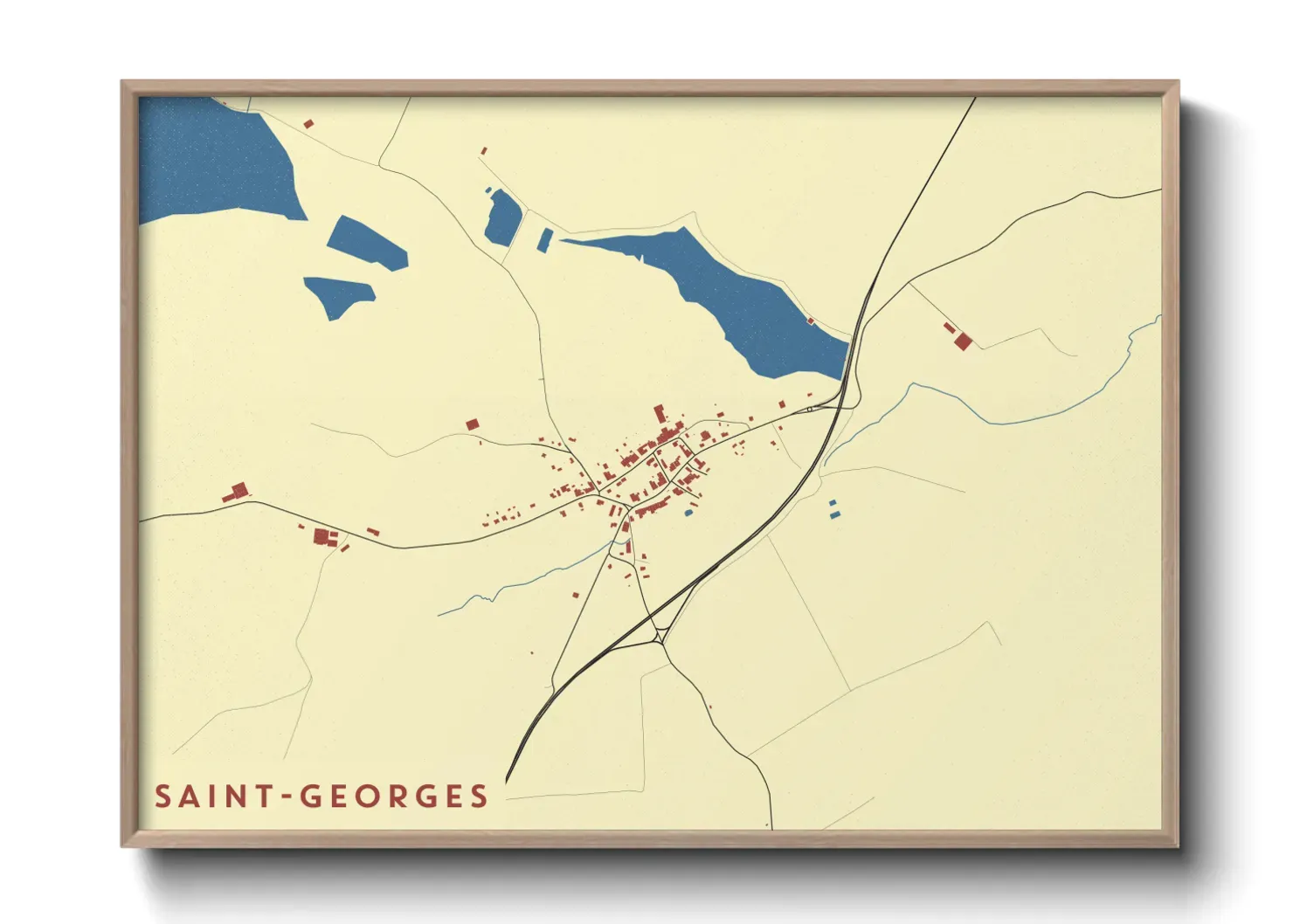 Un poster carteSaint-Georges