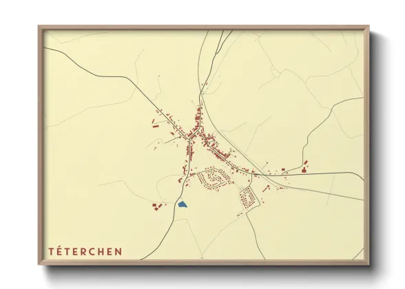 Une affiche de carte sur Téterchen