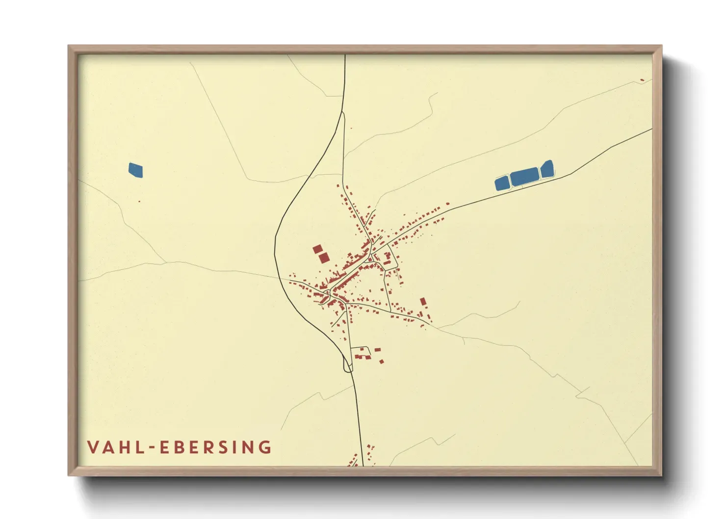 Un poster carteVahl-Ebersing