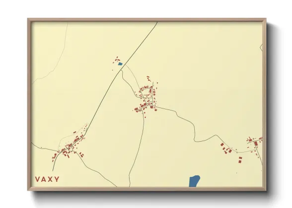 Une affiche de carte sur Vaxy