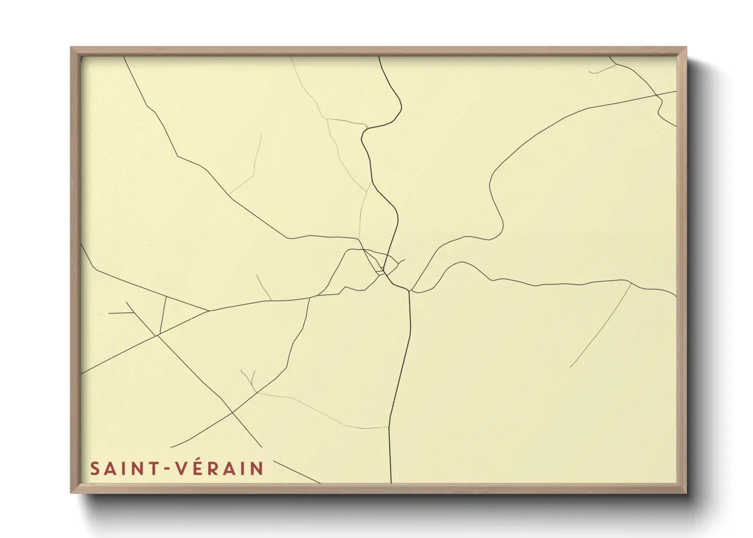 Un poster carteSaint-Vérain