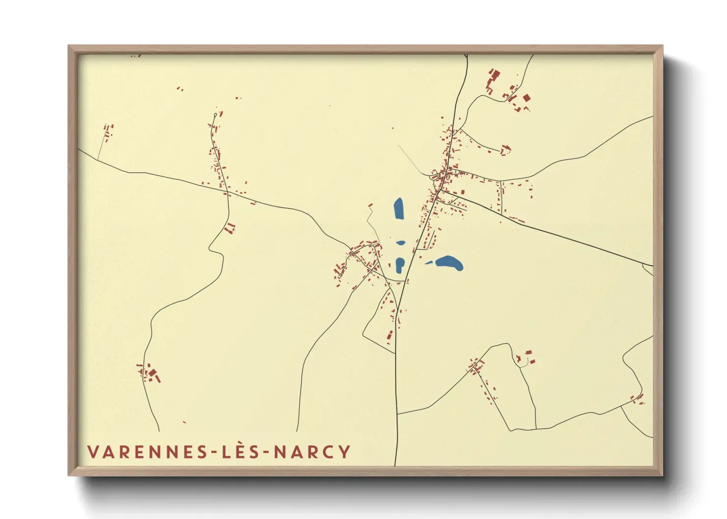 Un poster carteVarennes-lès-Narcy