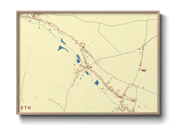 Une affiche de carte sur Eth