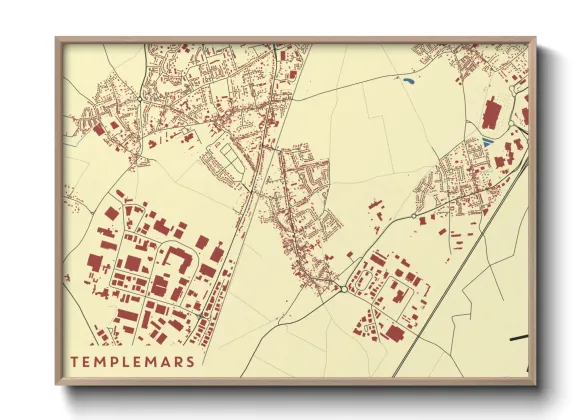 Une affiche de carte sur Templemars