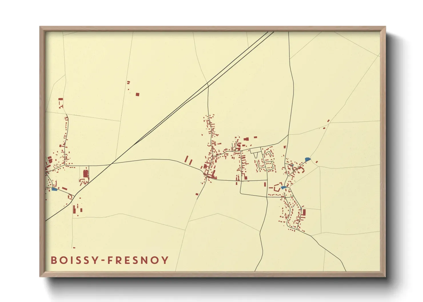 Un poster carteBoissy-Fresnoy