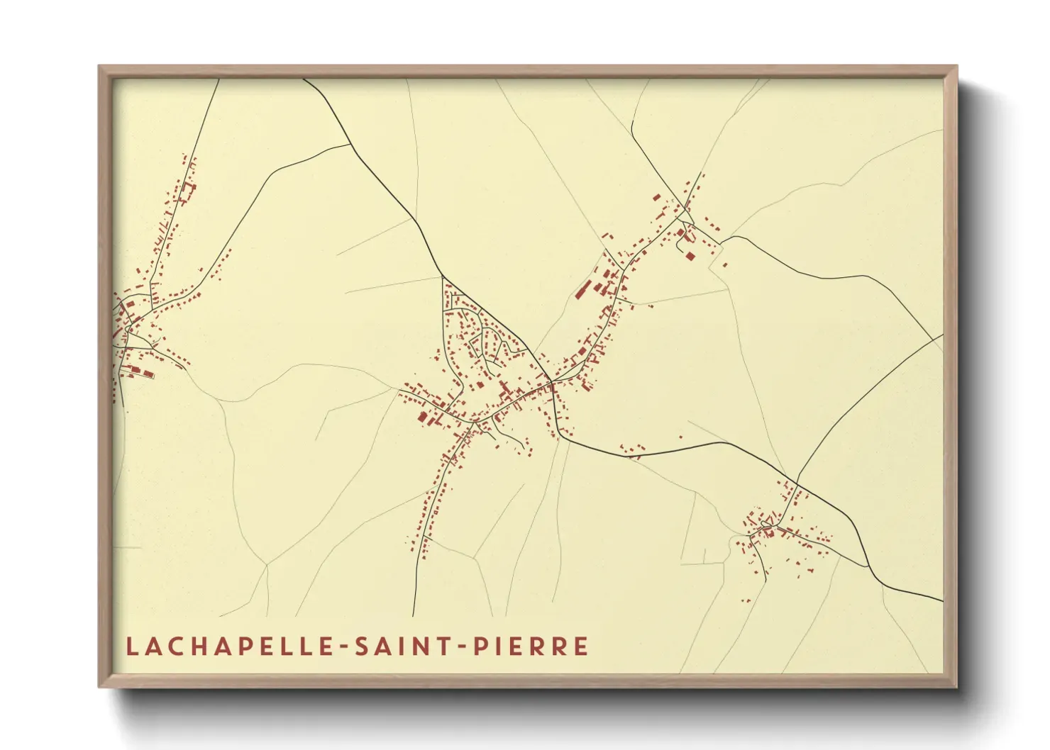 Un poster carteLachapelle-Saint-Pierre