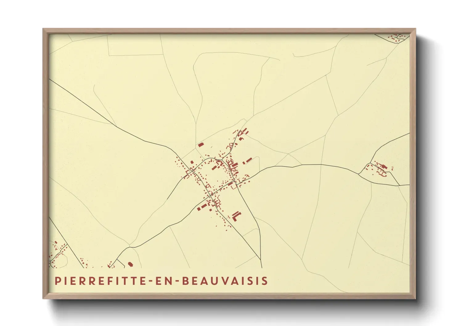 Un poster cartePierrefitte-en-Beauvaisis