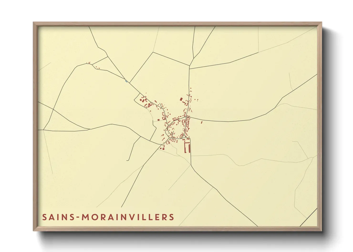 Un poster carteSains-Morainvillers