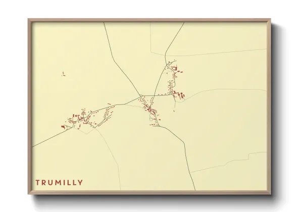 Une affiche de carte sur Trumilly