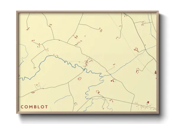 Une affiche de carte sur Comblot
