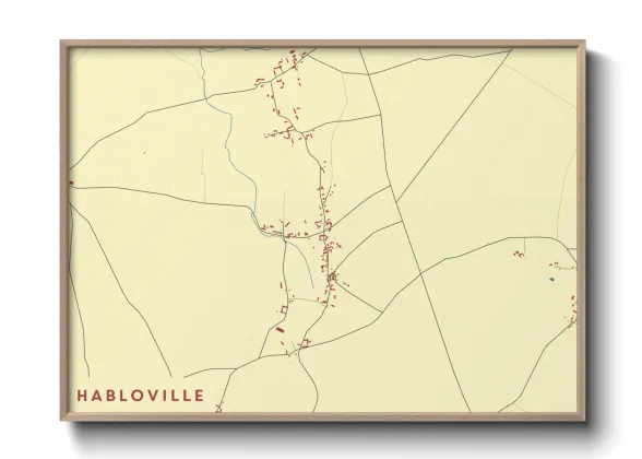 Une affiche de carte sur Habloville