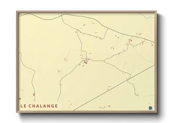Une affiche de carte sur Le Chalange