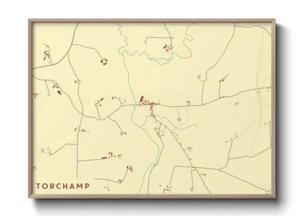 Une affiche de carte sur Torchamp