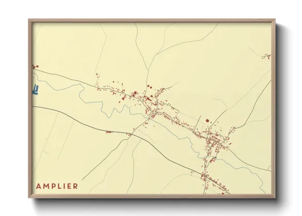 Une affiche de carte sur Amplier