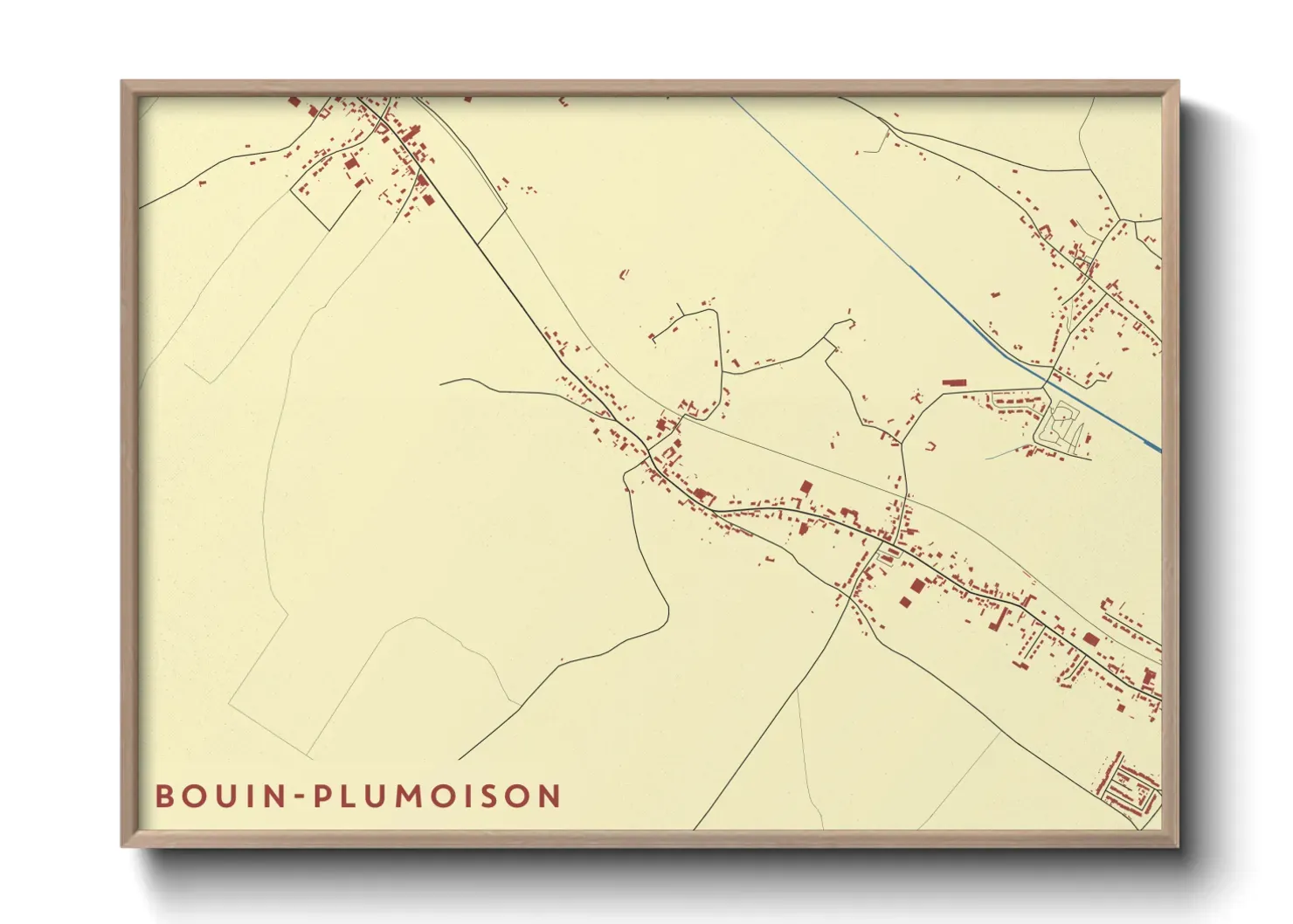 Un poster carteBouin-Plumoison