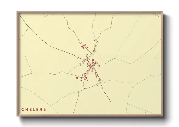 Une affiche de carte sur Chelers