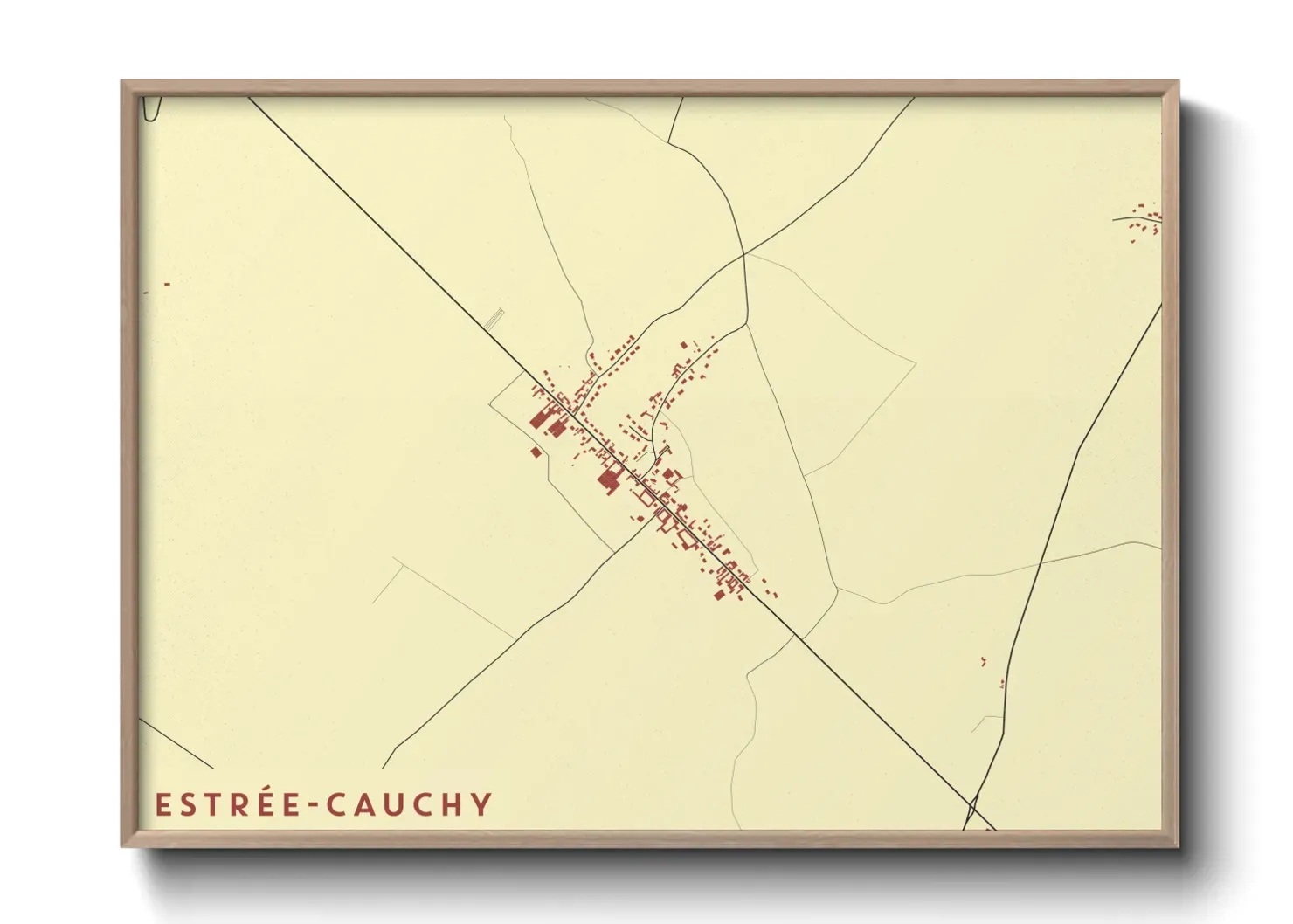 Un poster carteEstrée-Cauchy