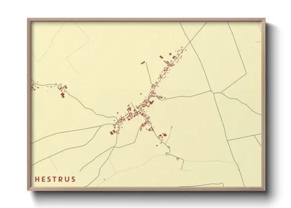 Une affiche de carte sur Hestrus