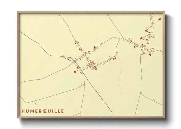 Une affiche de carte sur Humerœuille