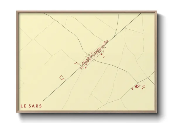 Une affiche de carte sur Le Sars