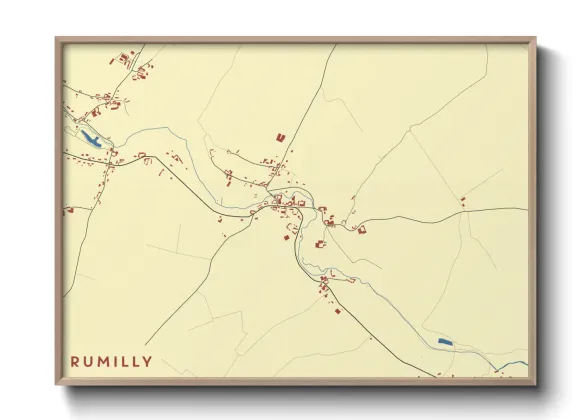 Une affiche de carte sur Rumilly