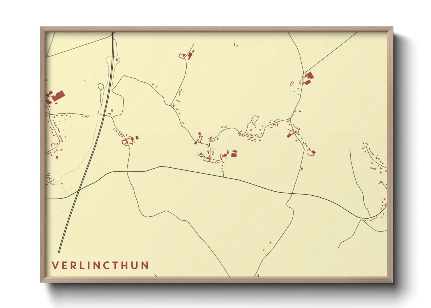Un poster carteVerlincthun