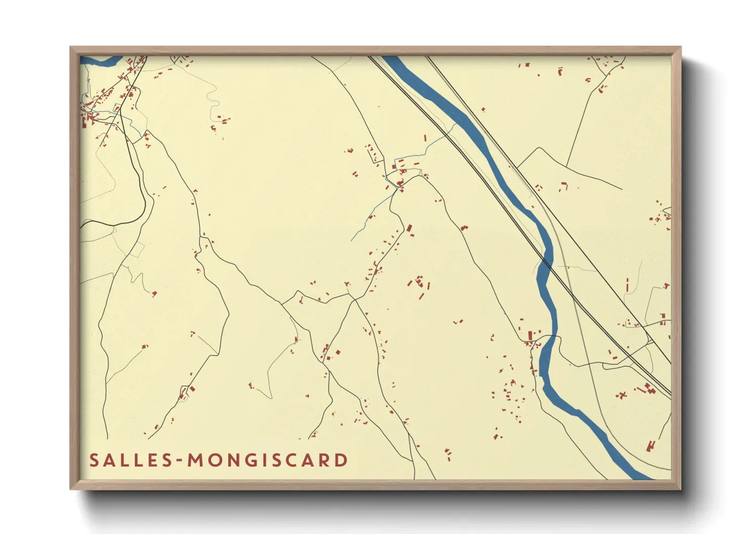 Un poster carteSalles-Mongiscard