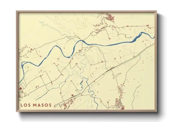 Une affiche de carte sur Los Masos