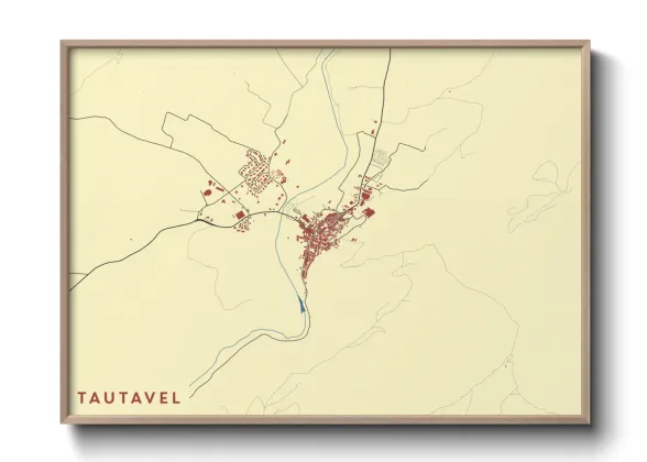 Une affiche de carte sur Tautavel