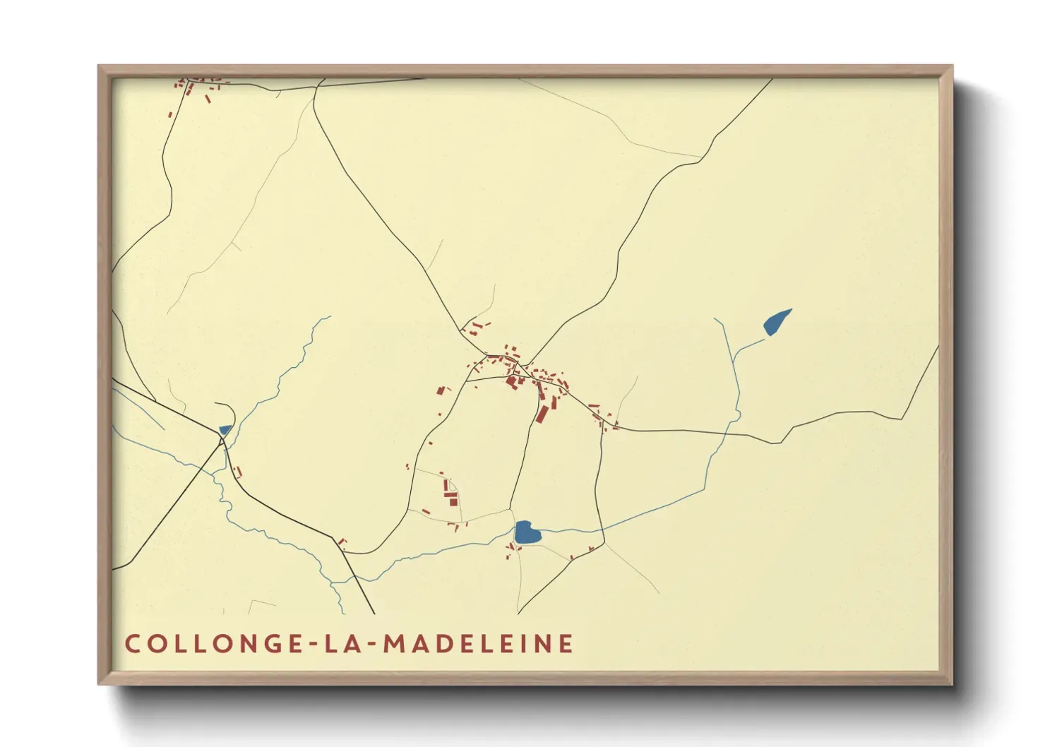Un poster carteCollonge-la-Madeleine