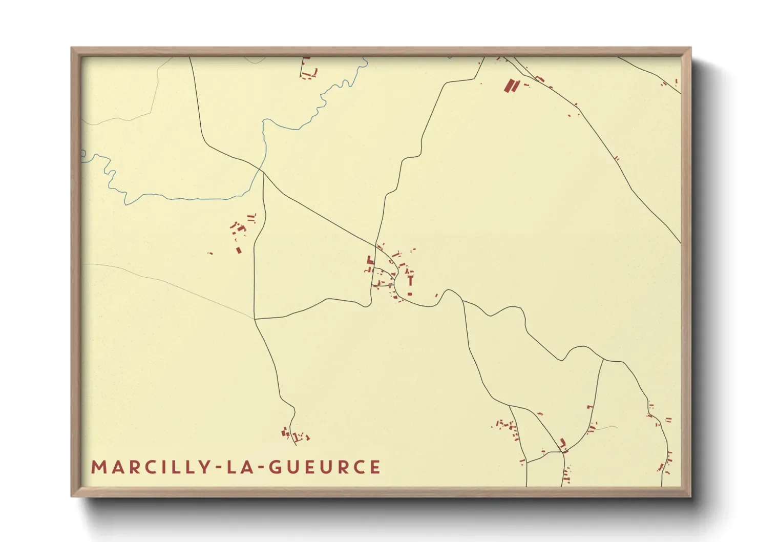 Un poster carteMarcilly-la-Gueurce
