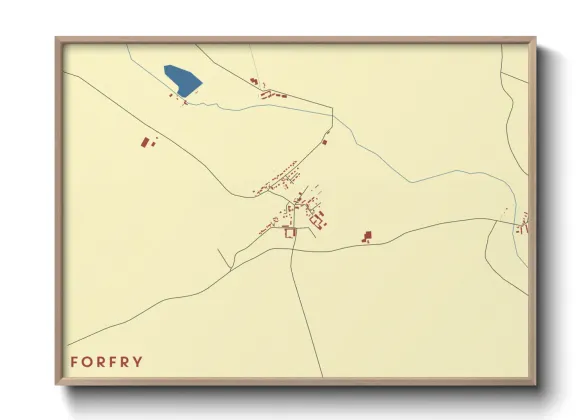 Une affiche de carte sur Forfry