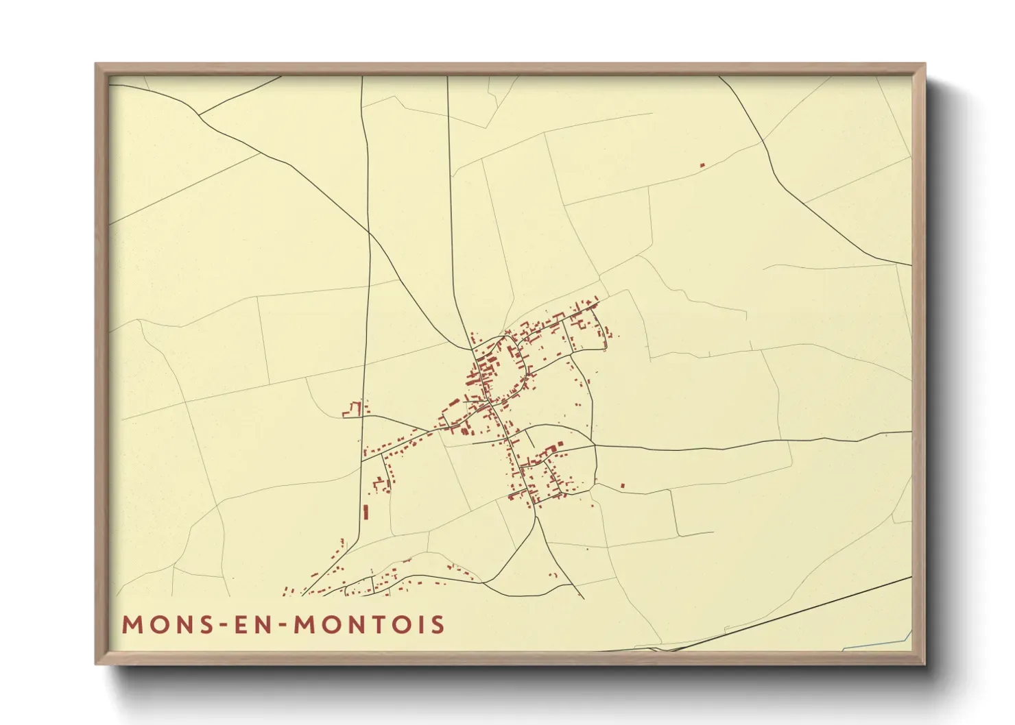 Un poster carteMons-en-Montois