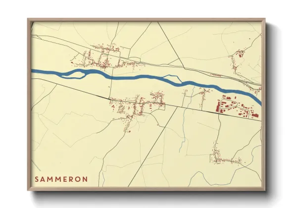 Une affiche de carte sur Sammeron
