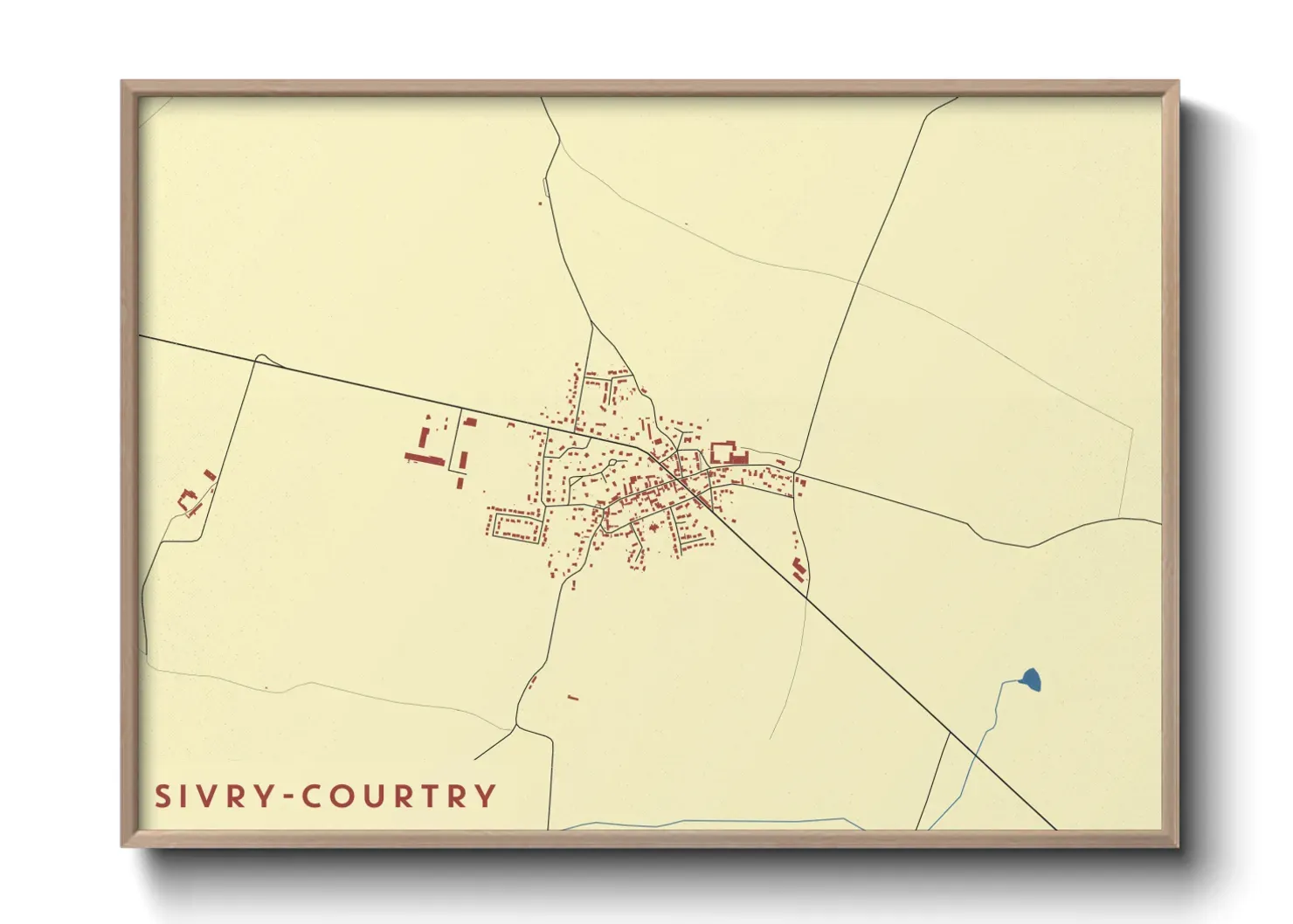 Un poster carteSivry-Courtry