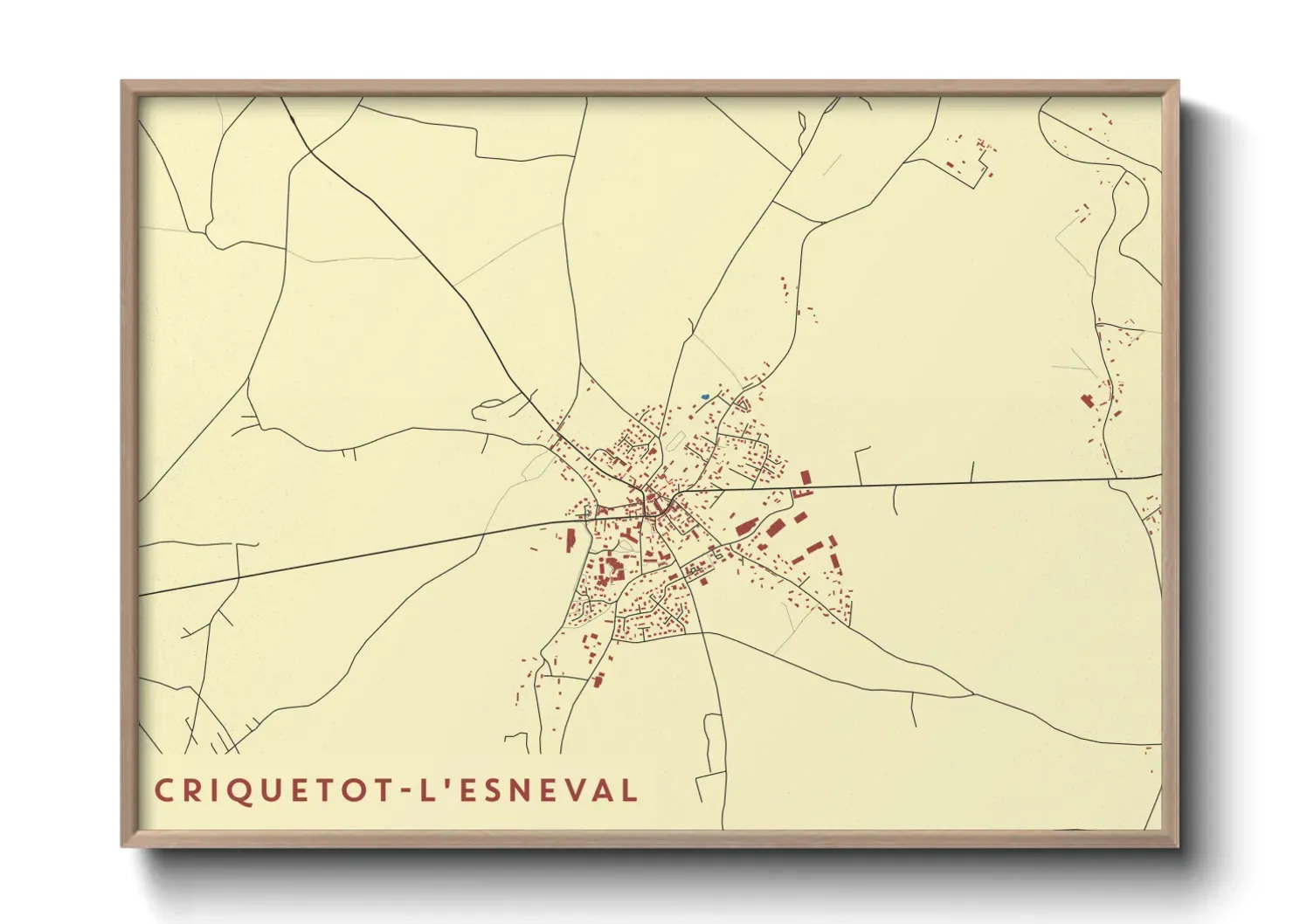 Un poster carteCriquetot-l'Esneval