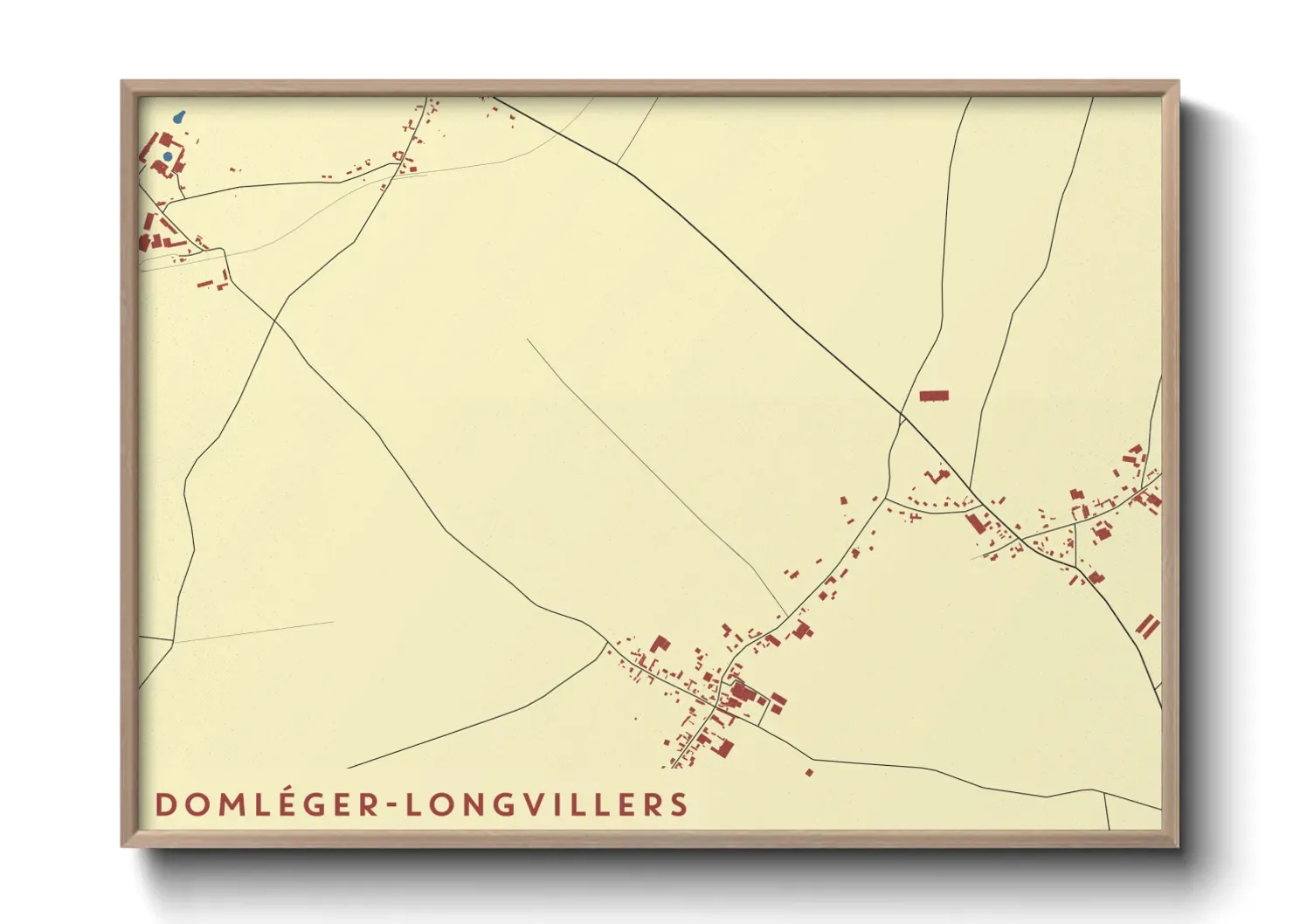 Un poster carteDomléger-Longvillers