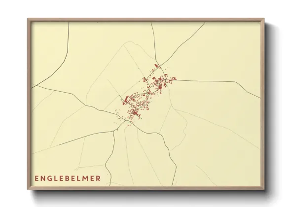 Une affiche de carte sur Englebelmer