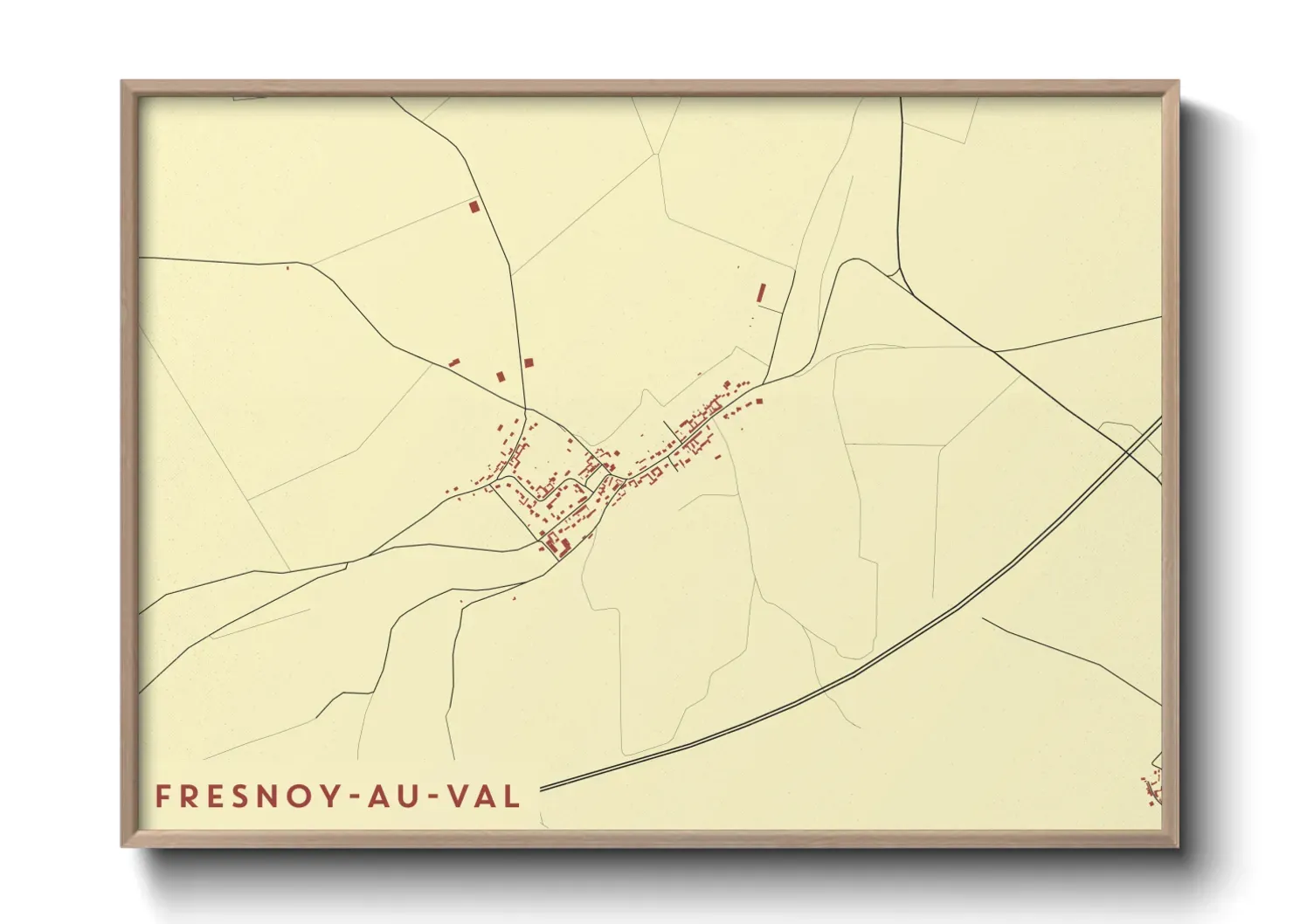 Un poster carteFresnoy-au-Val