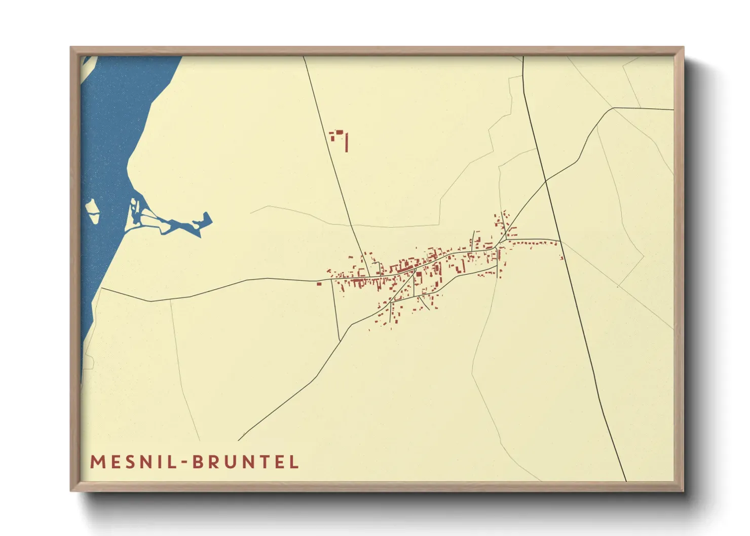 Un poster carteMesnil-Bruntel
