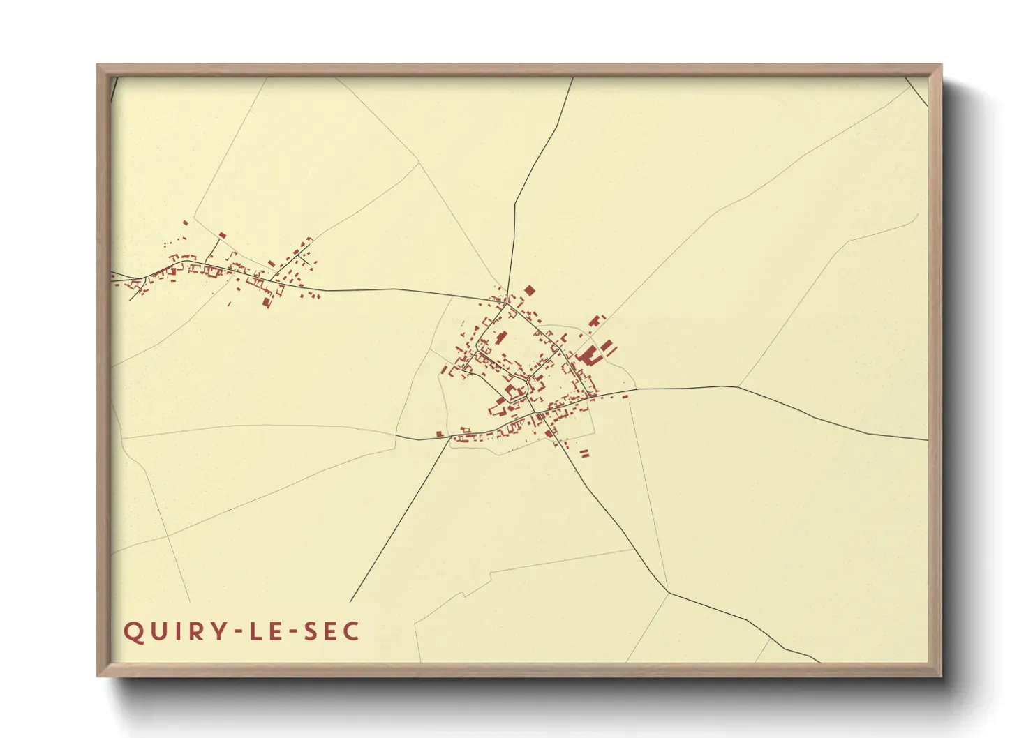 Un poster carteQuiry-le-Sec