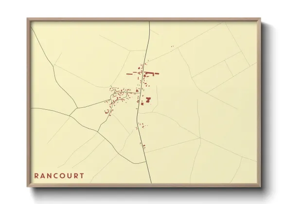 Une affiche de carte sur Rancourt