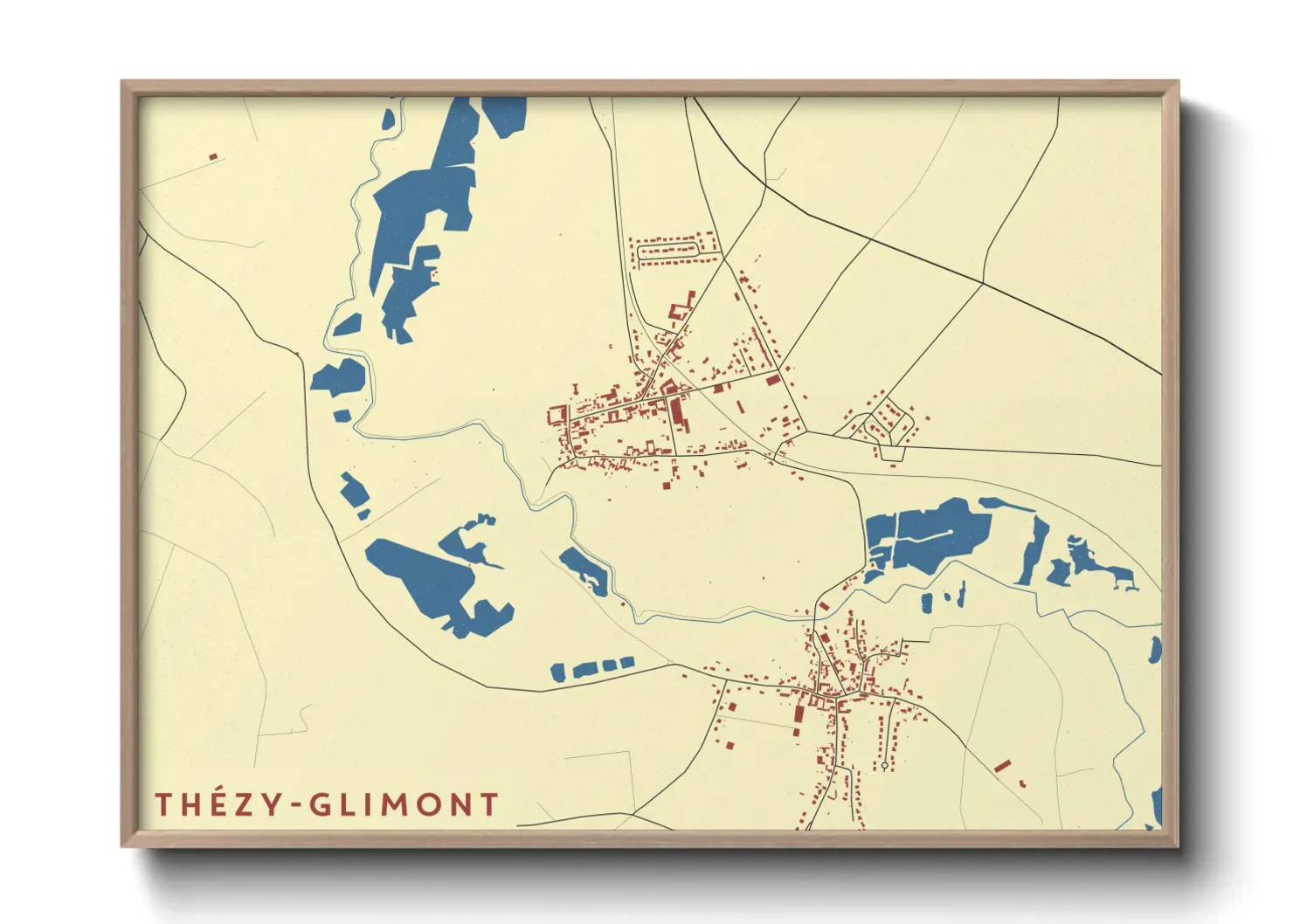 Un poster carteThézy-Glimont