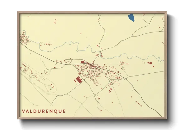 Une affiche de carte sur Valdurenque